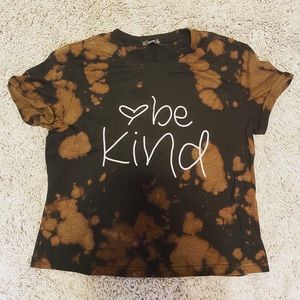 Bleach tie dye t-shirt